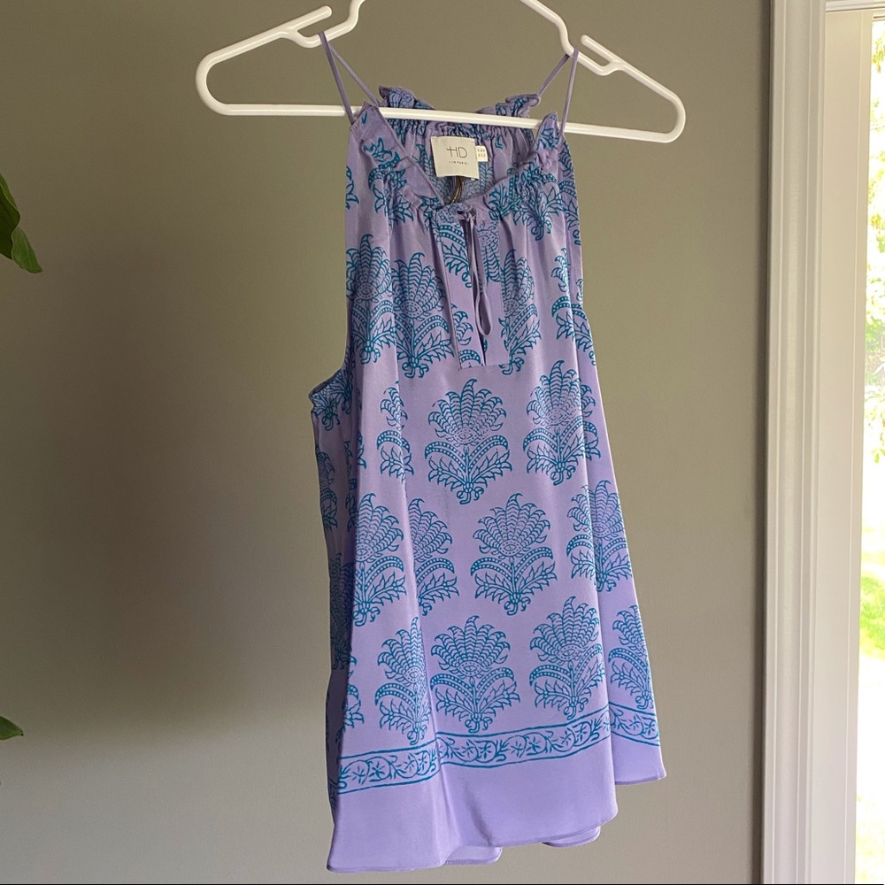HD in Paris | Purple Paisley Shirt